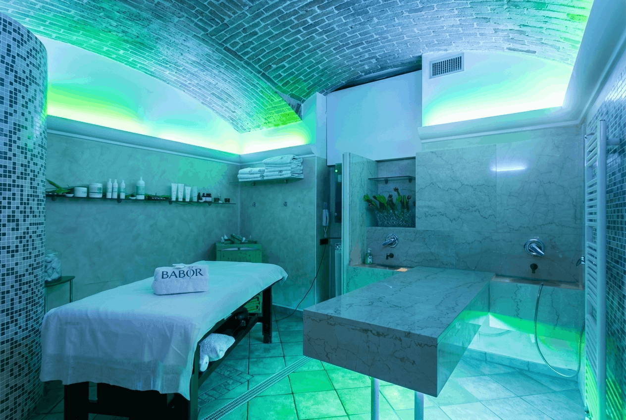 Sala massaggi del Centro Estetica Marinella